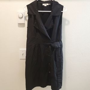 Simply Noelle Little Black Dress, Button-Wrap size S/M 8/10